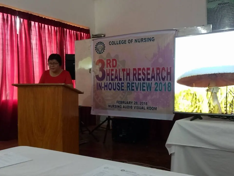 ESSU-College of Nursing hold its 3rd Health Research In-house Review Image 1