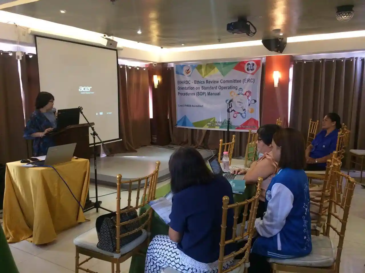 EVHRDC - Ethics Review Committee Conducts Series of Lectures to its Member Institutions Image 10