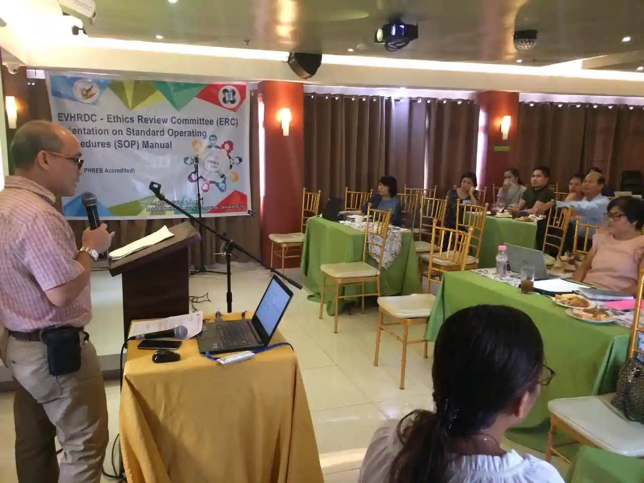 EVHRDC - Ethics Review Committee Conducts Series of Lectures to its Member Institutions Image 3