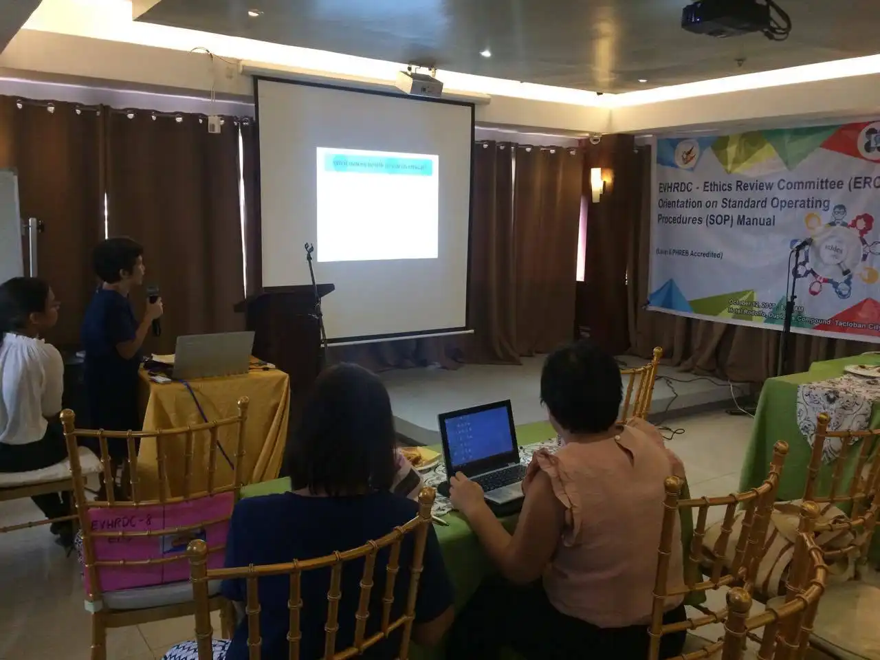EVHRDC - Ethics Review Committee Conducts Series of Lectures to its Member Institutions Image 4