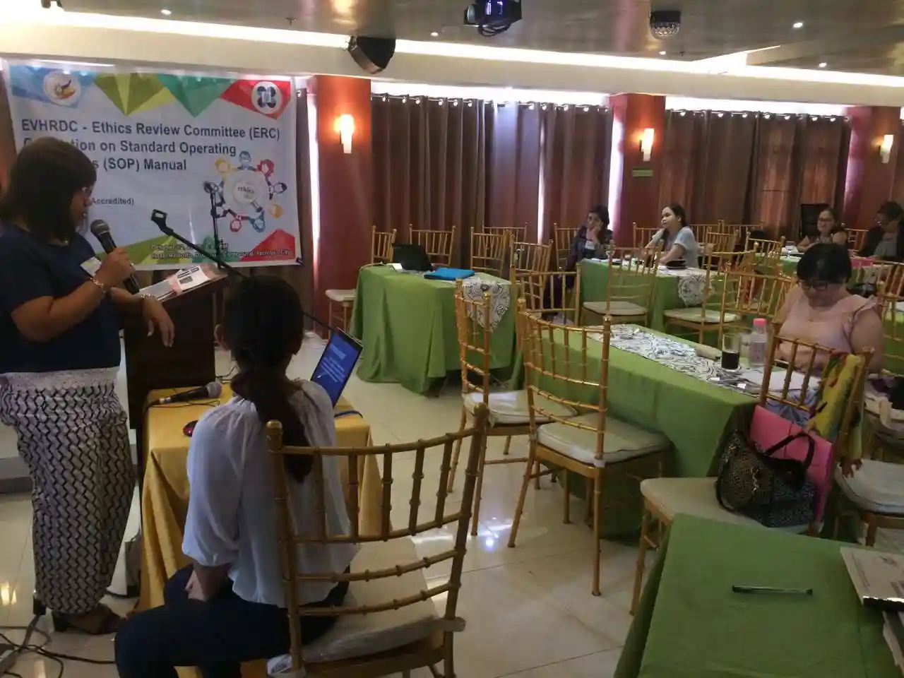 EVHRDC - Ethics Review Committee Conducts Series of Lectures to its Member Institutions Image 6
