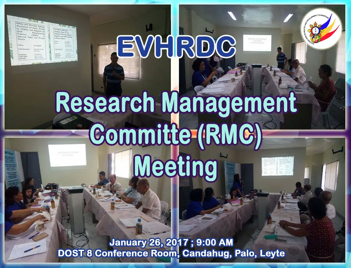 EVHRDC Conducted its First RMC Meeting for 2017 Image 1