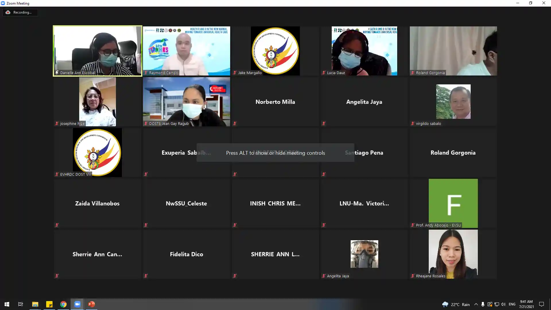 EVHRDC Conducts a Webinar on Statistical Analysis for Scientific Research Image 4