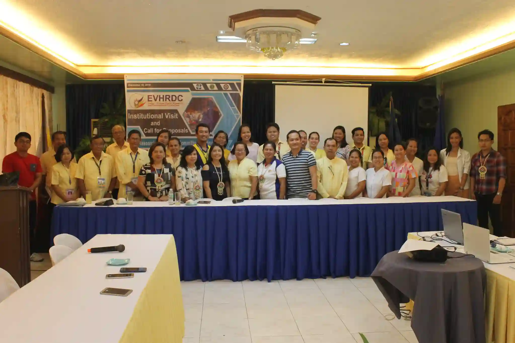 EVHRDC Conducts Institutional Visit and Call for Proposals in Naval State University Image 1