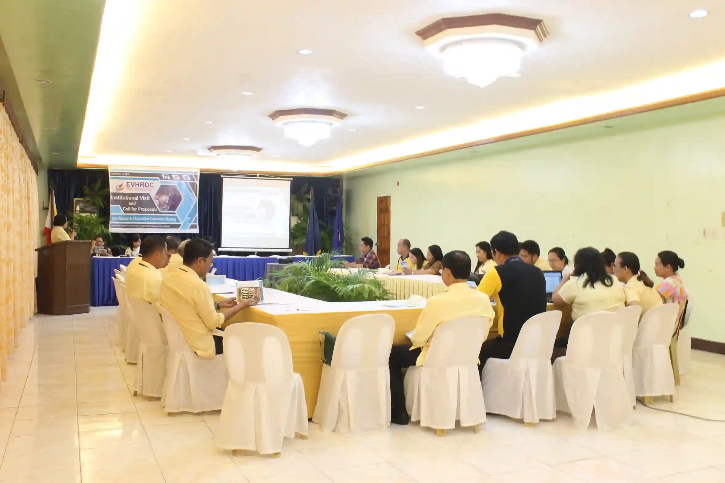 EVHRDC Conducts Institutional Visit and Call for Proposals in Naval State University Image 3