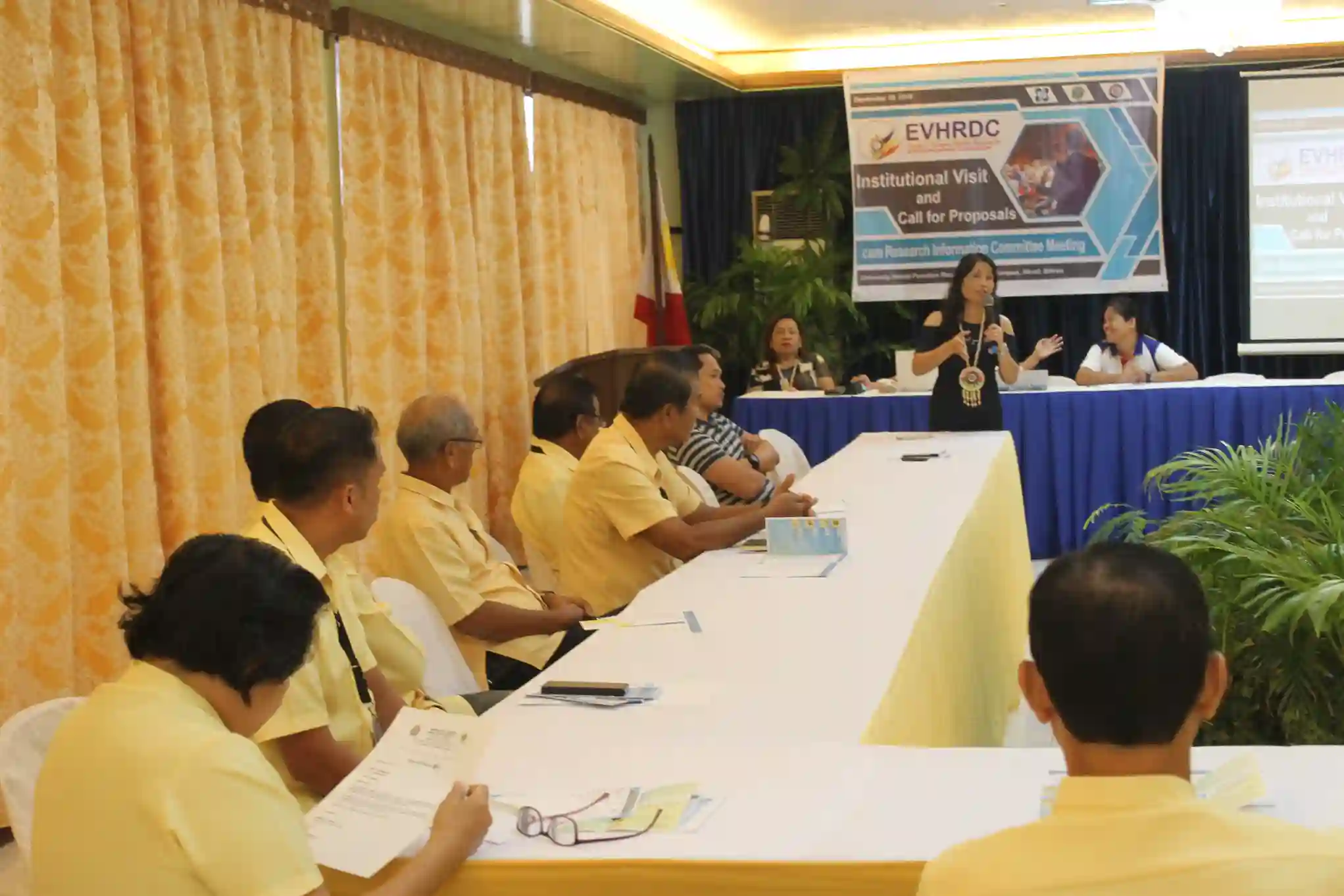 EVHRDC Conducts Institutional Visit and Call for Proposals in Naval State University Image 4