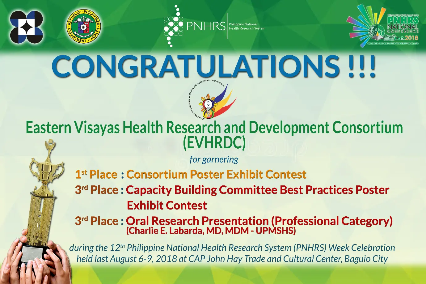 EVHRDC Garners Three Awards from this Year’s 12th PNHRS Week Celebration Image 2