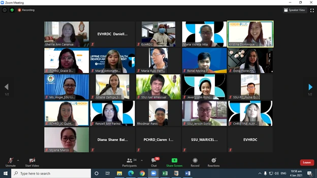 PCHRD conducts HERDIN PLUS Online Learning to EVHRDC member-HEIs Image 1