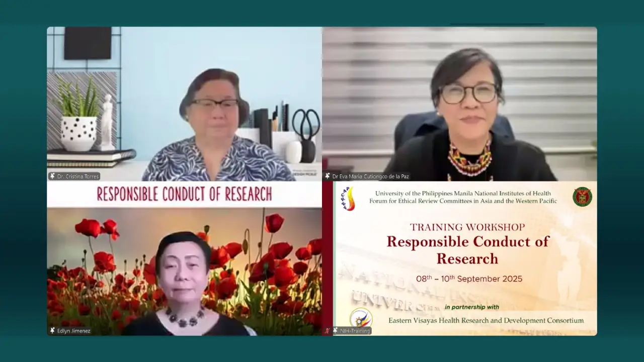 UPM-NIH, FERCAP, and EVHRDC Kick Off Training Workshop on Responsible Conduct of Research Image 3